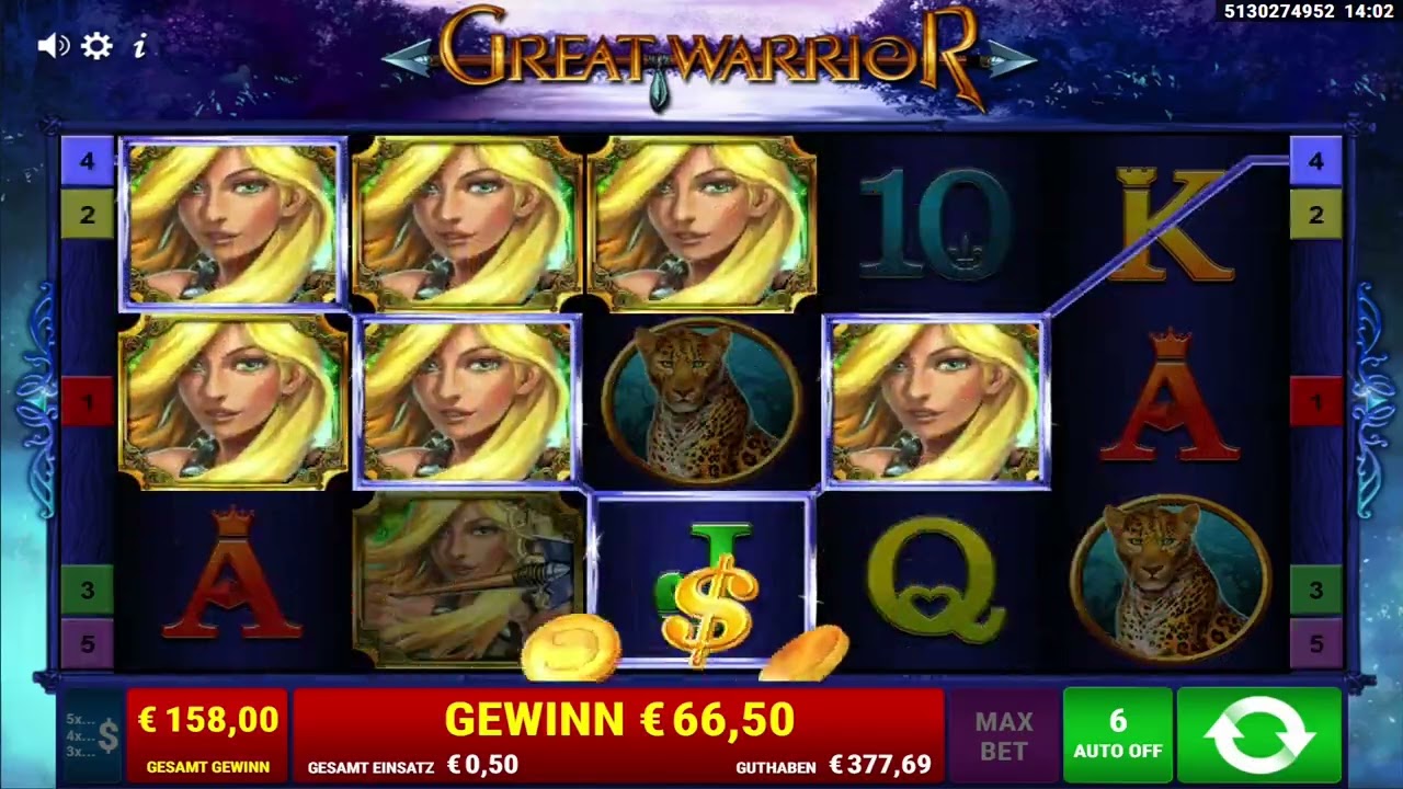 Gamomat | Great Warrior | 560x WIN