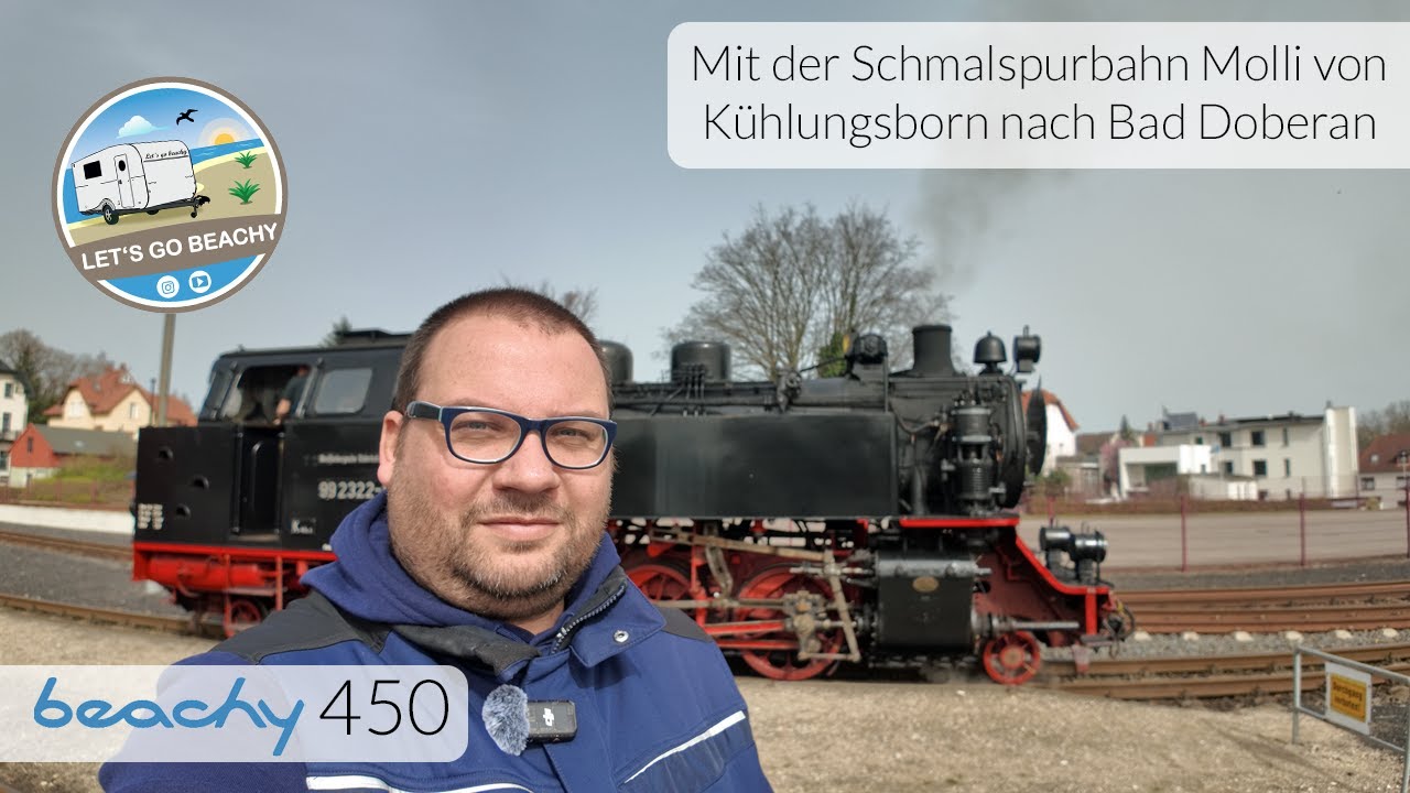 Mit der Bäderbahn Molli von Kühlungsborn nach Bad Doberan und zurück