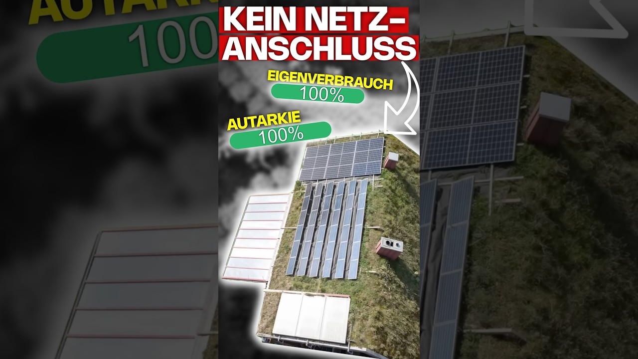 100 % Autarkie! 3 Jahre ohne Stromnetz mit Photovoltaik und Speicher!
