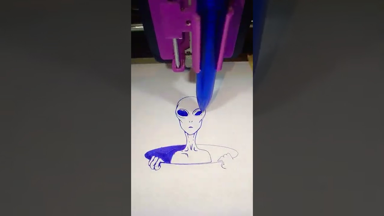 рисунок пришельца 