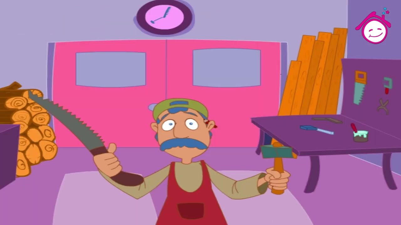 The Carpenter Song - Al Naggar Song | أغنية النجار - قناة دار القمر - قناة الطفل العربي