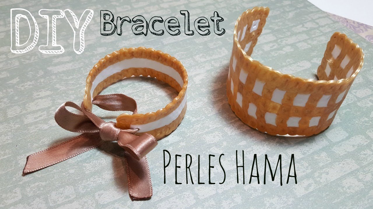 DIY BRACELET PERLES &Agrave; REPASSER HAMA RAPIDE FACILE