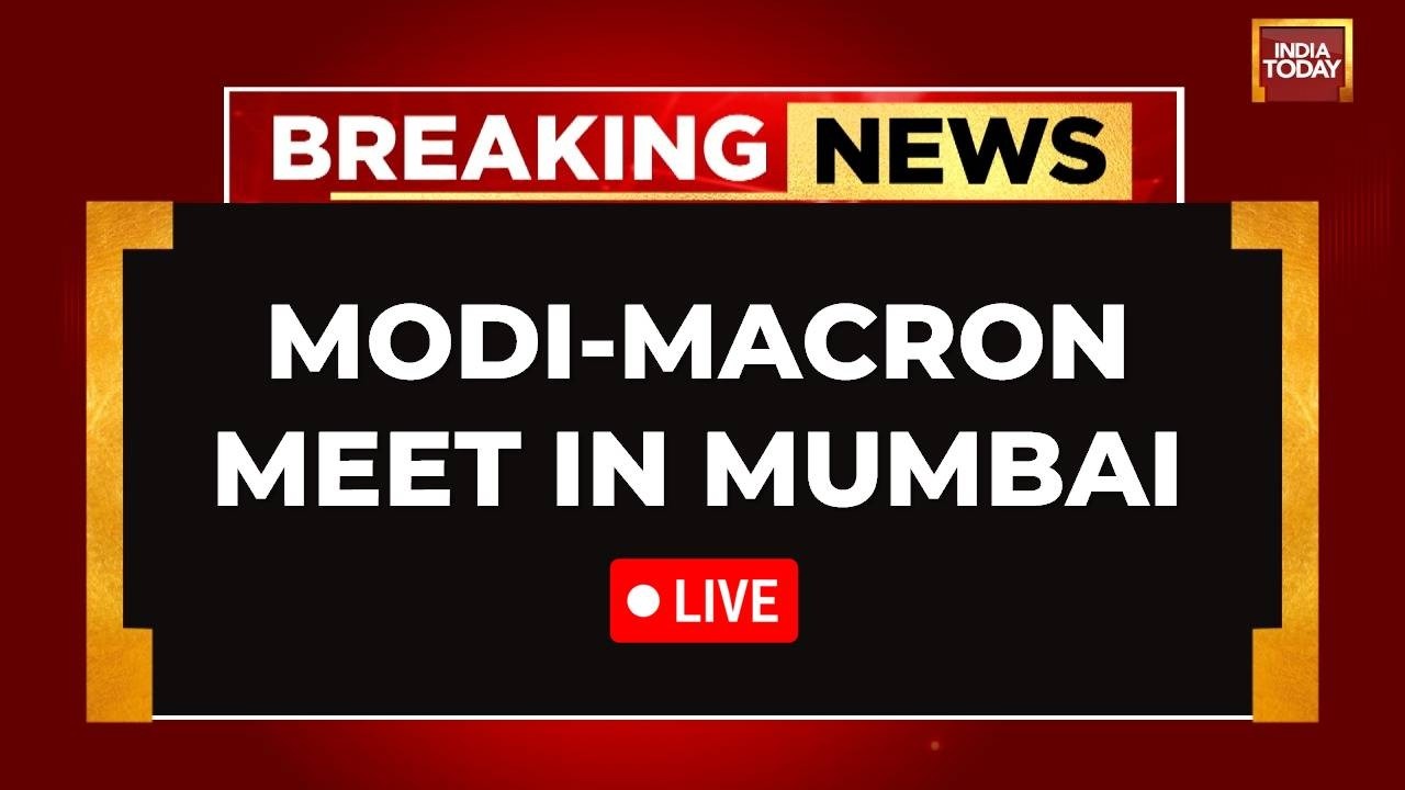 Modi-Macron Meet In Mumbai | Macron India Visit | Modi-Macron Bilateral Talks In Mumbai | LIVE Now