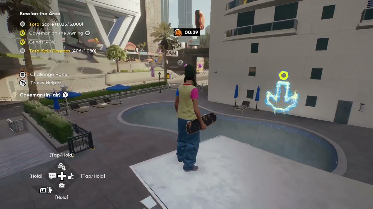 Skate 4: Едва справляясь с тем, как стать пещерным человеком, владеющим степенями Awining, Grinds...