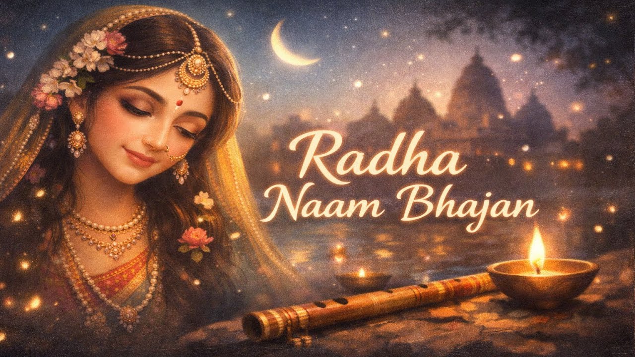 Radha Naam Bhajan 🌸 | Lo-Fi Radha Radha | Peaceful Devotional Music