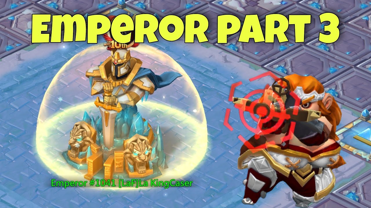 Lords Mobile - Getting smashed on emperor part 3. All rallies a row