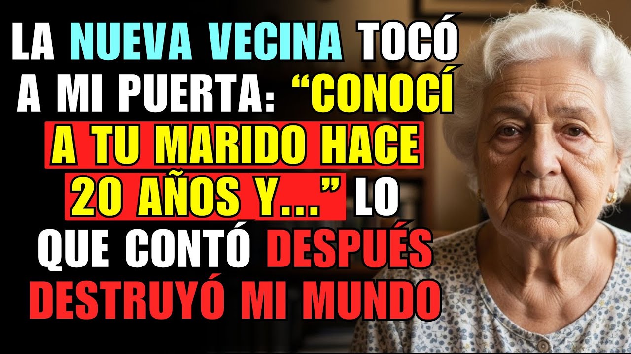 LA NUEVA VECINA TOCÓ A MI PUERTA: 