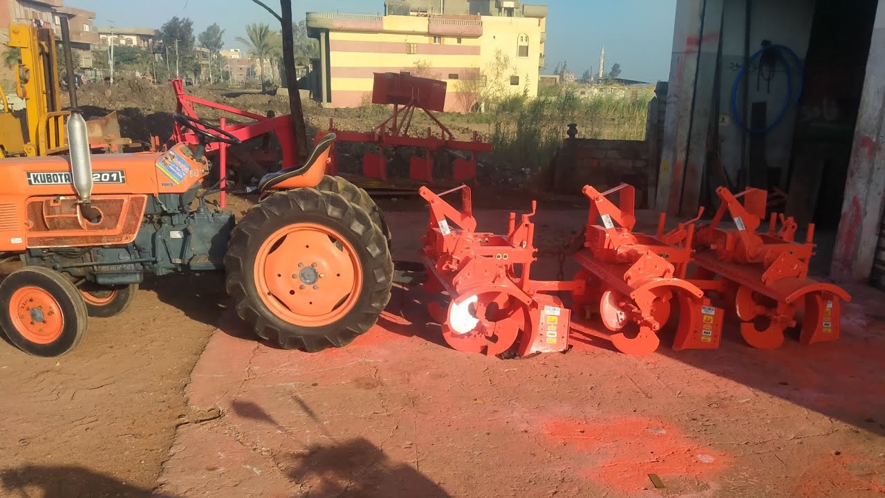 بتانه زراعه البطاطس بالجرار الكبوتا 22حصان #ثروت_باسم01200843027