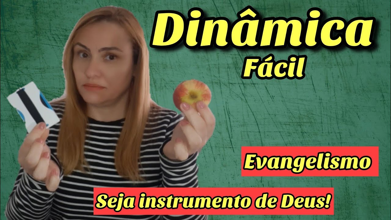 DINÂMICA PARA CÉLULA  EVANGELISMO/QUEBRA GELO SEJA INSTRUMENTO DE DEUS/DINÂMICA  EVANGÉLICA FÁCIL