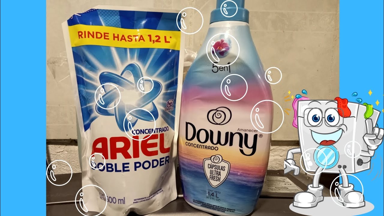 Ariel doble poder líquido y Downy  favoritos de muchos ¿Servirán?🤔
