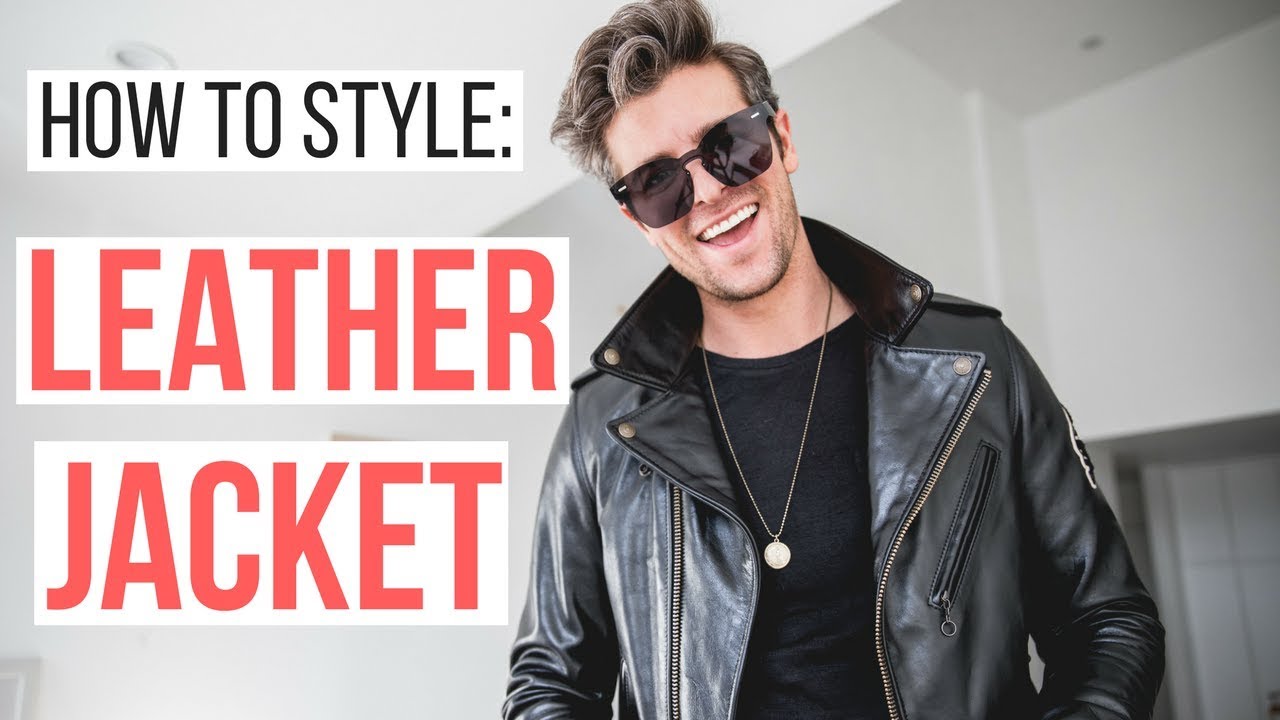 3 WAYS TO STYLE A LEATHER JACKET | HOW TO STYLE | Men's Fashion