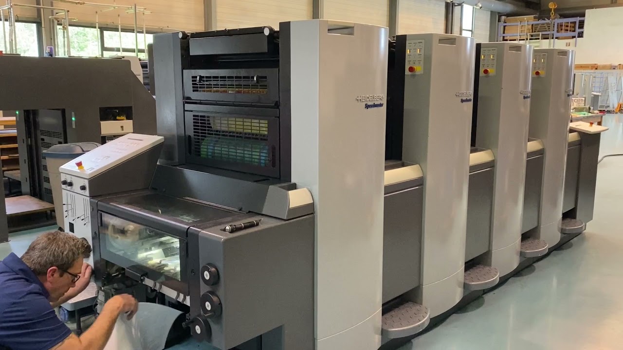 Heidelberg SM 52-4 year 2014 - Print Test in our factory