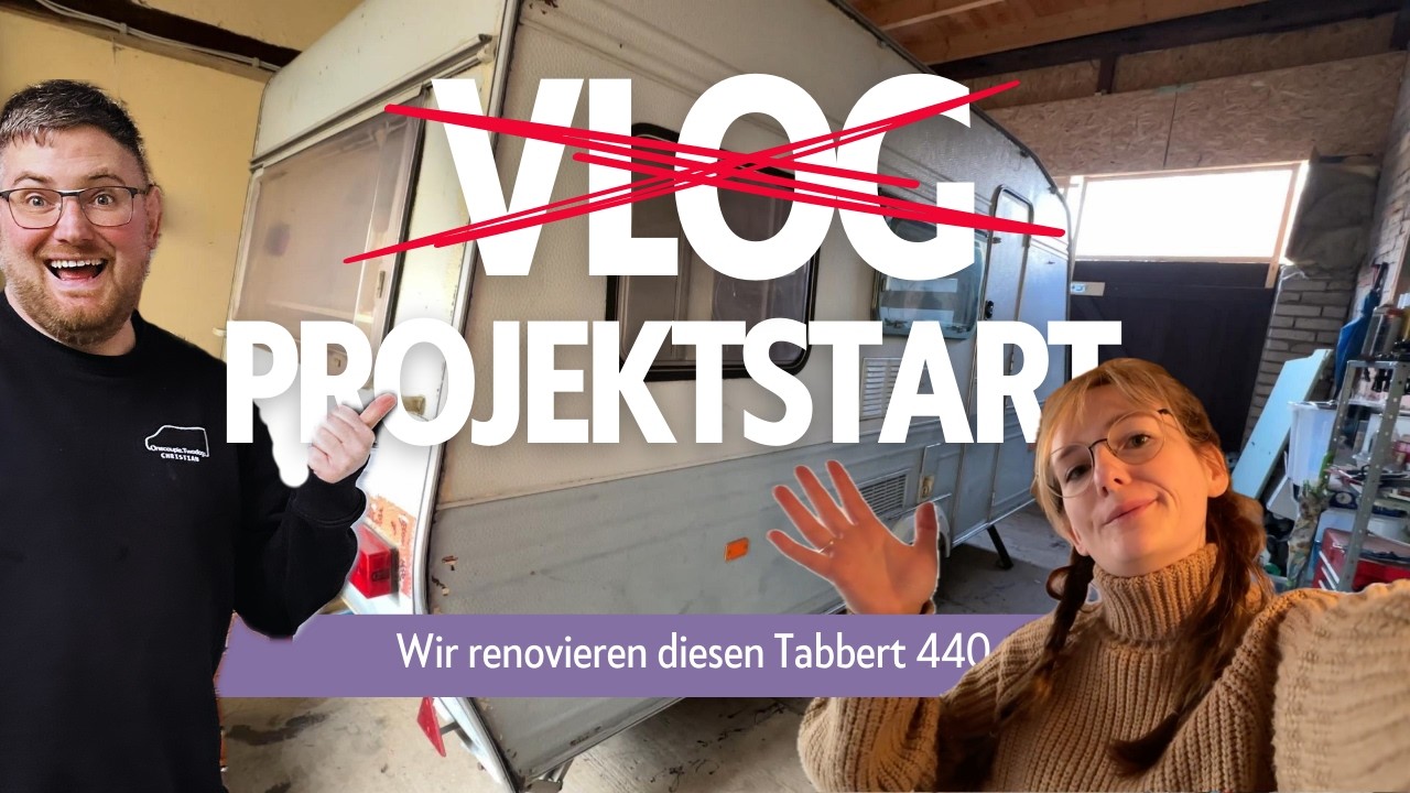 Wir renovieren einen alten Tabbert 440 – eigentlich nur streichen… dann DAS