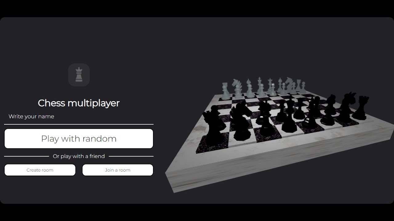 Chess 3D multiplayer  Three js