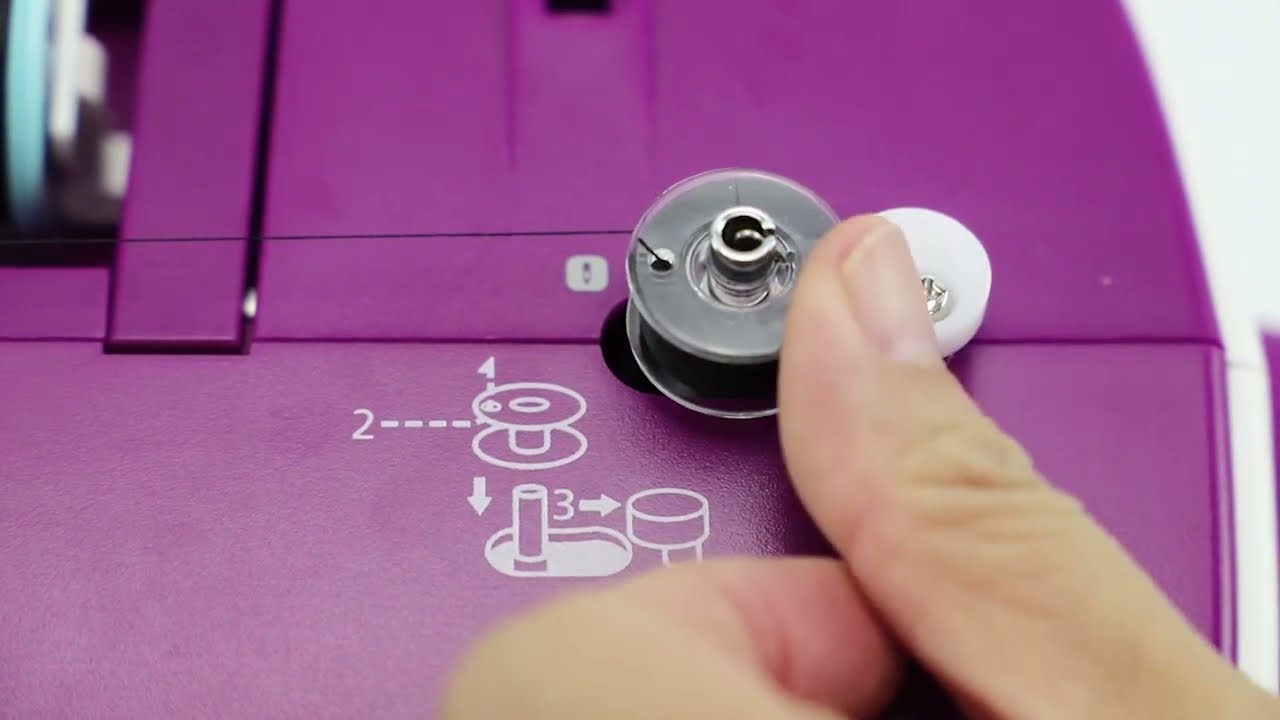 NECCHI C360 Tutorial - Winding the Bobbin / Creator Series