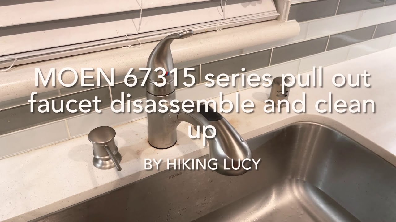 MOEN 67315 series pull out faucet disassemble and clean up