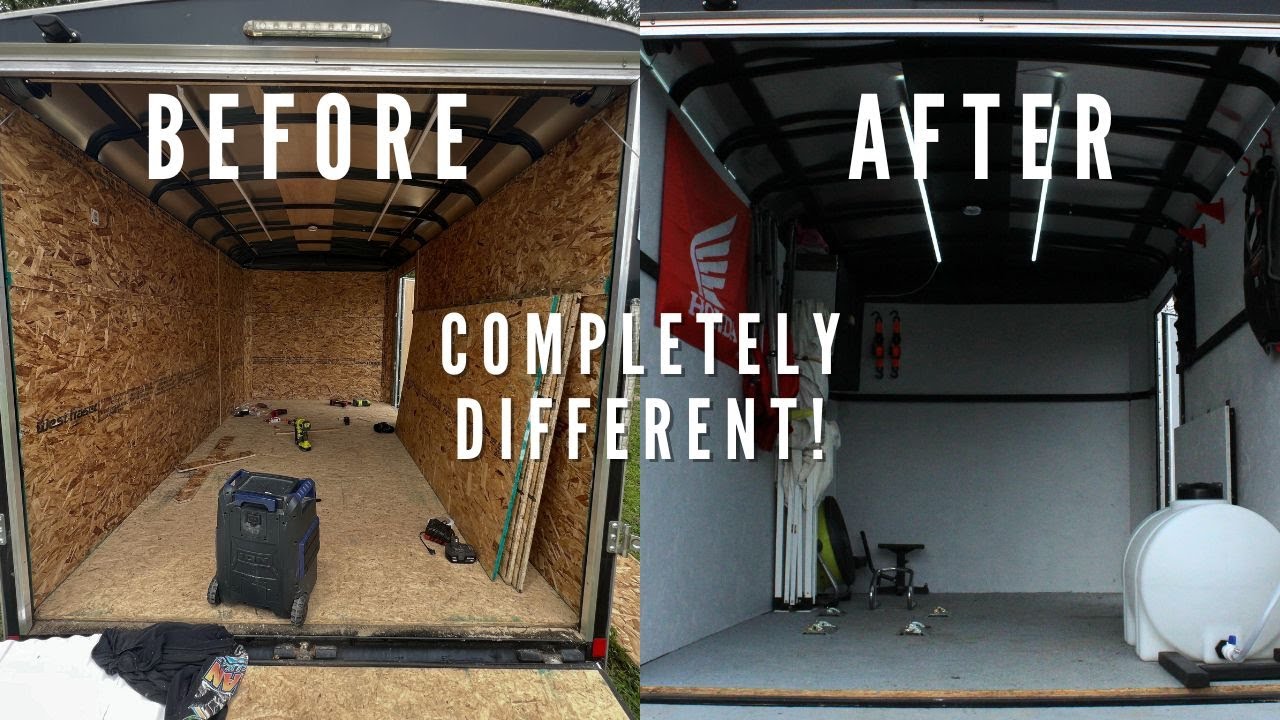 AMATEUR MOTOCROSS RACE TRAILER BUILD