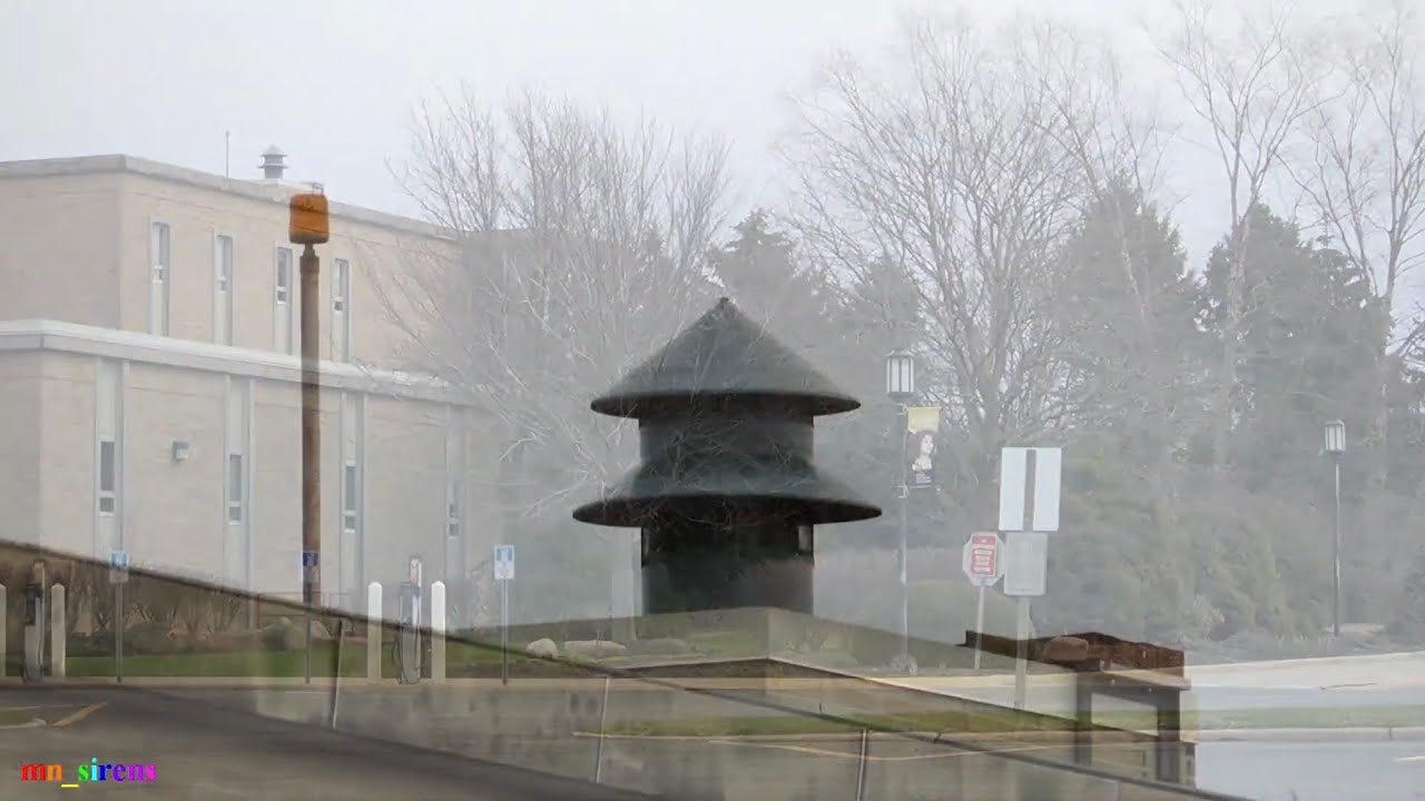 Federal Signal Model 7 Siren Test - Full Alert & Full Attack - Westville, Indiana