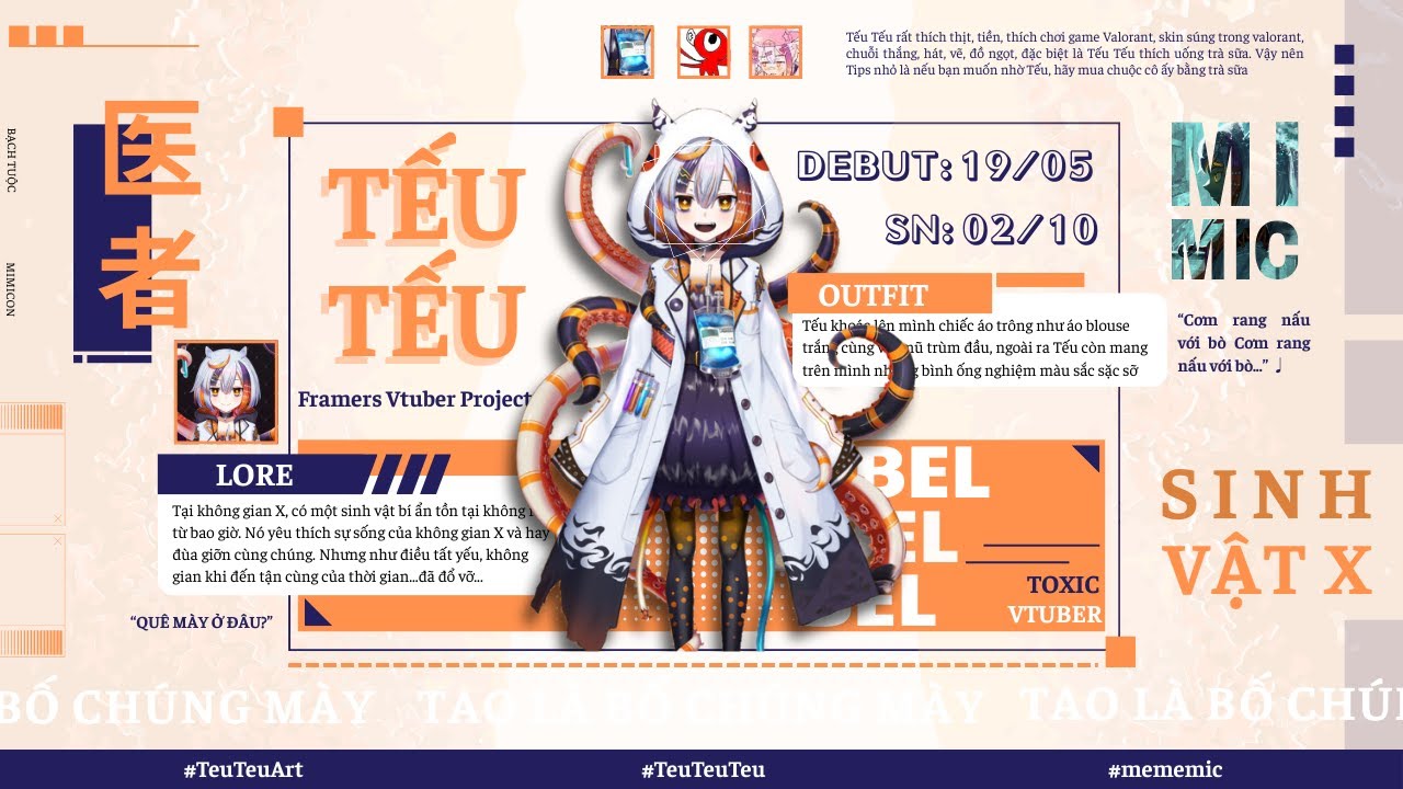 Tất Tần Tật Về Tếu Tếu Vtuber Nặng Kí Nhất Giới Vtuber Việt Nam | Giới Thiệu Vtuber #1