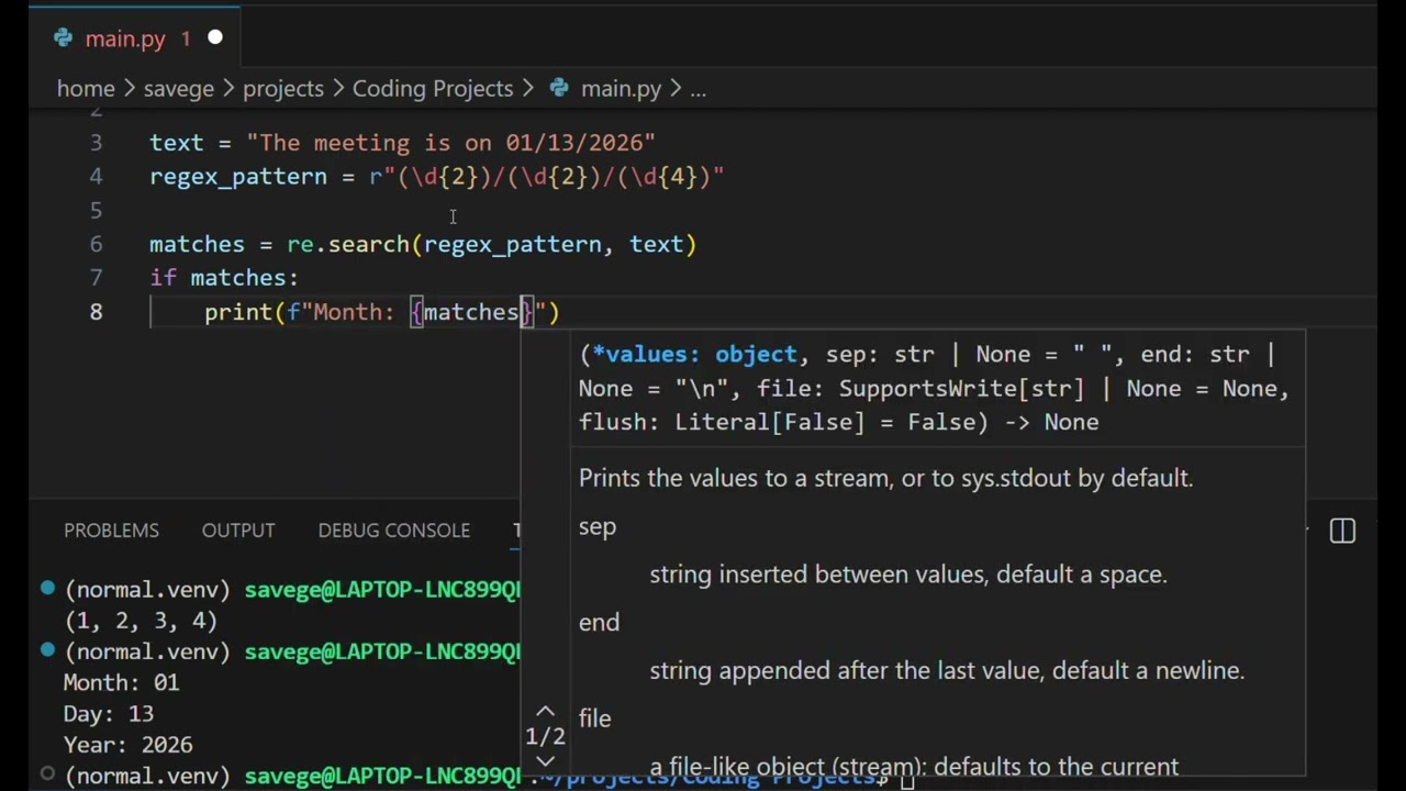 I'm Learning Python (Day 25: Regex (Regular Expressions) Basics)