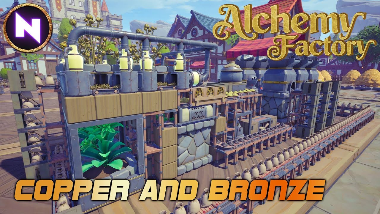 Overengineered, Complex, Modular! My design for BRONZE & COPPER in Alchemy Factory | 08 | Lets Play