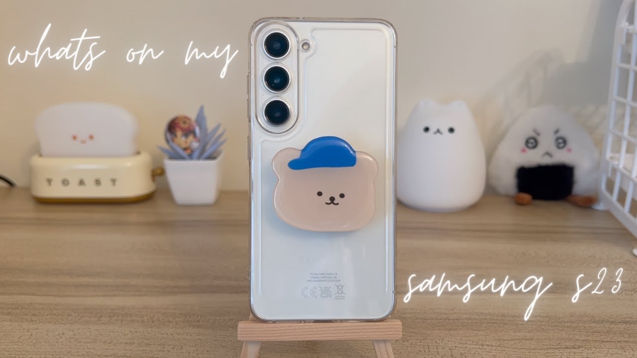 what's on my samsung galaxy s23 + review 🫧🧸