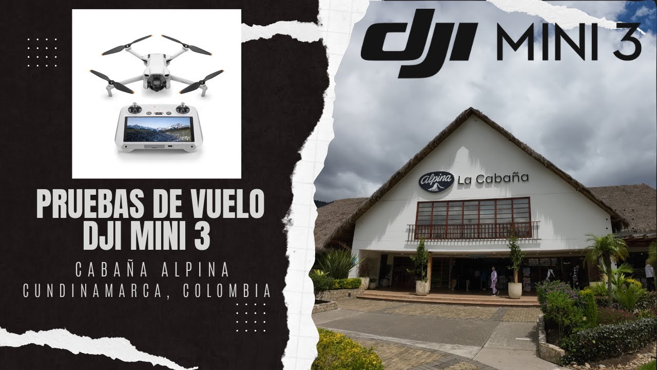 DJI Mini 3 drone | Test de vuelo con fuertes vientos | Pros y contras | Cabaña Alpina Sopo Colombia