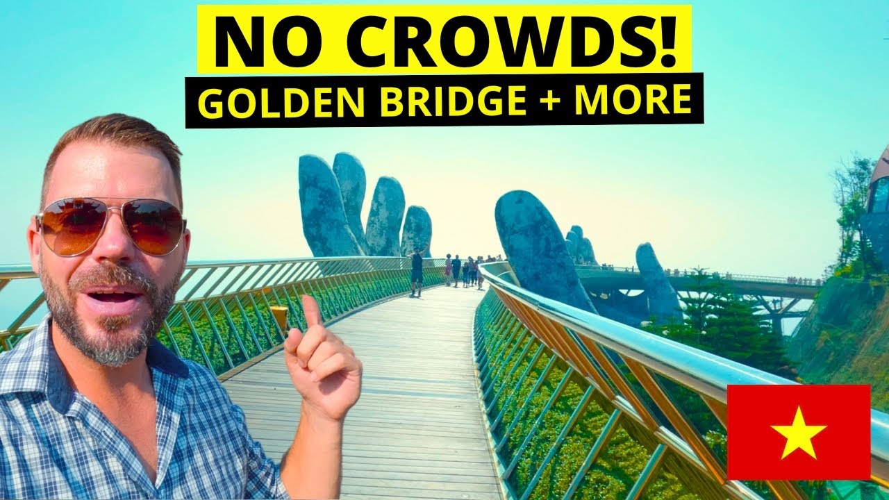 DA NANG, Sun World BA NA HILLS - The GOLDEN BRIDGE, Vietnam 🇻🇳