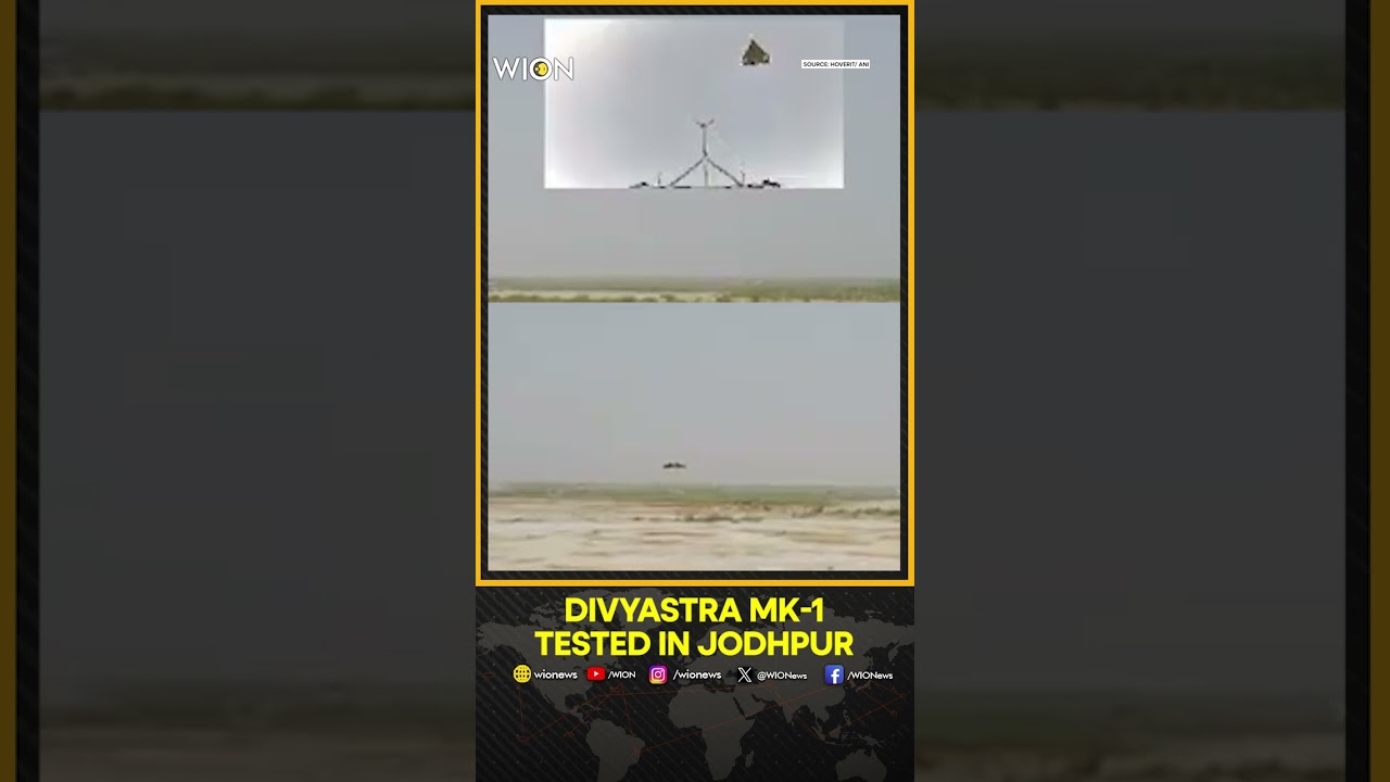 India Tests Divyastra Mk-1 Loitering Munition in Jodhpur Demo | WION Shorts