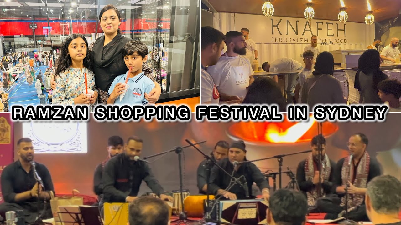 Iftar in Rooty Hill Masjid | Ramadan Shopping Festival In Sydney | LiverPool Night Markets Visit