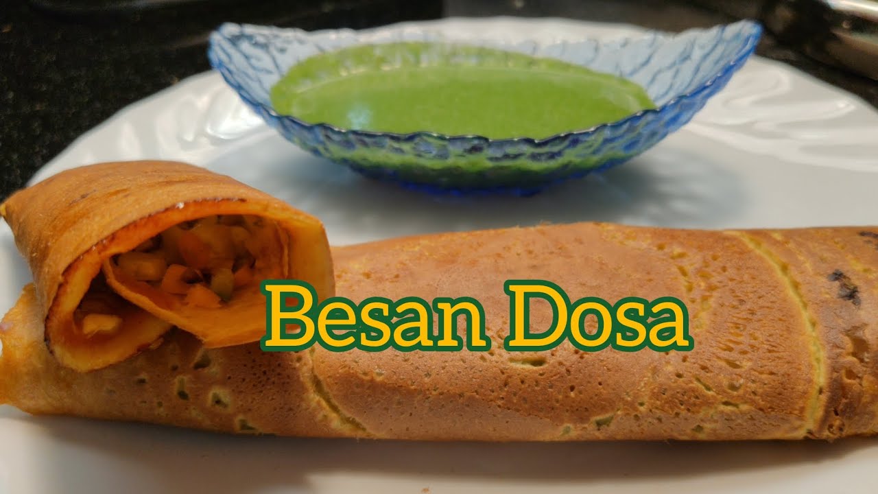 Besan Dosa | Kadalamav Dosa | Instant Healthy Breakfast Recipe 