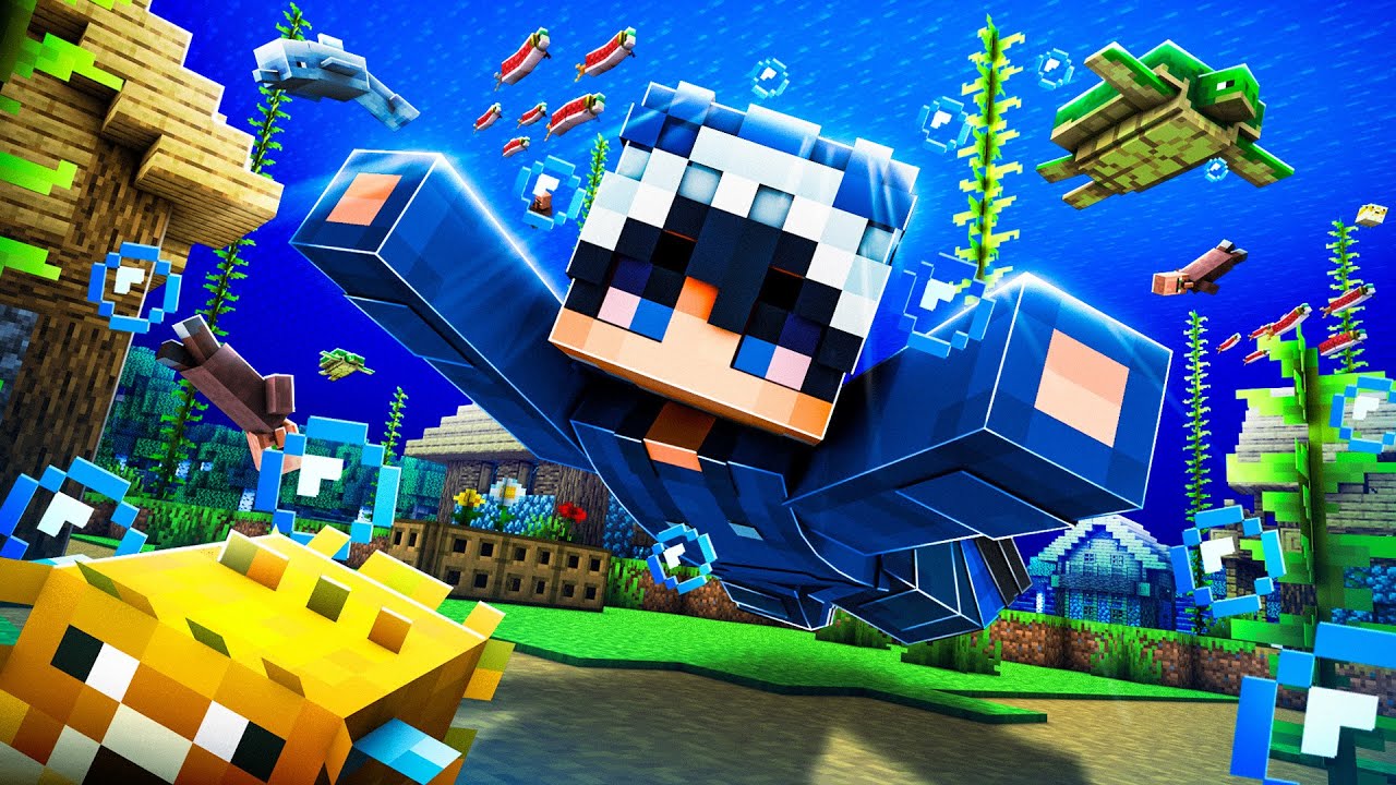 Minecraft, aber ALLES ist UNTER WASSER...