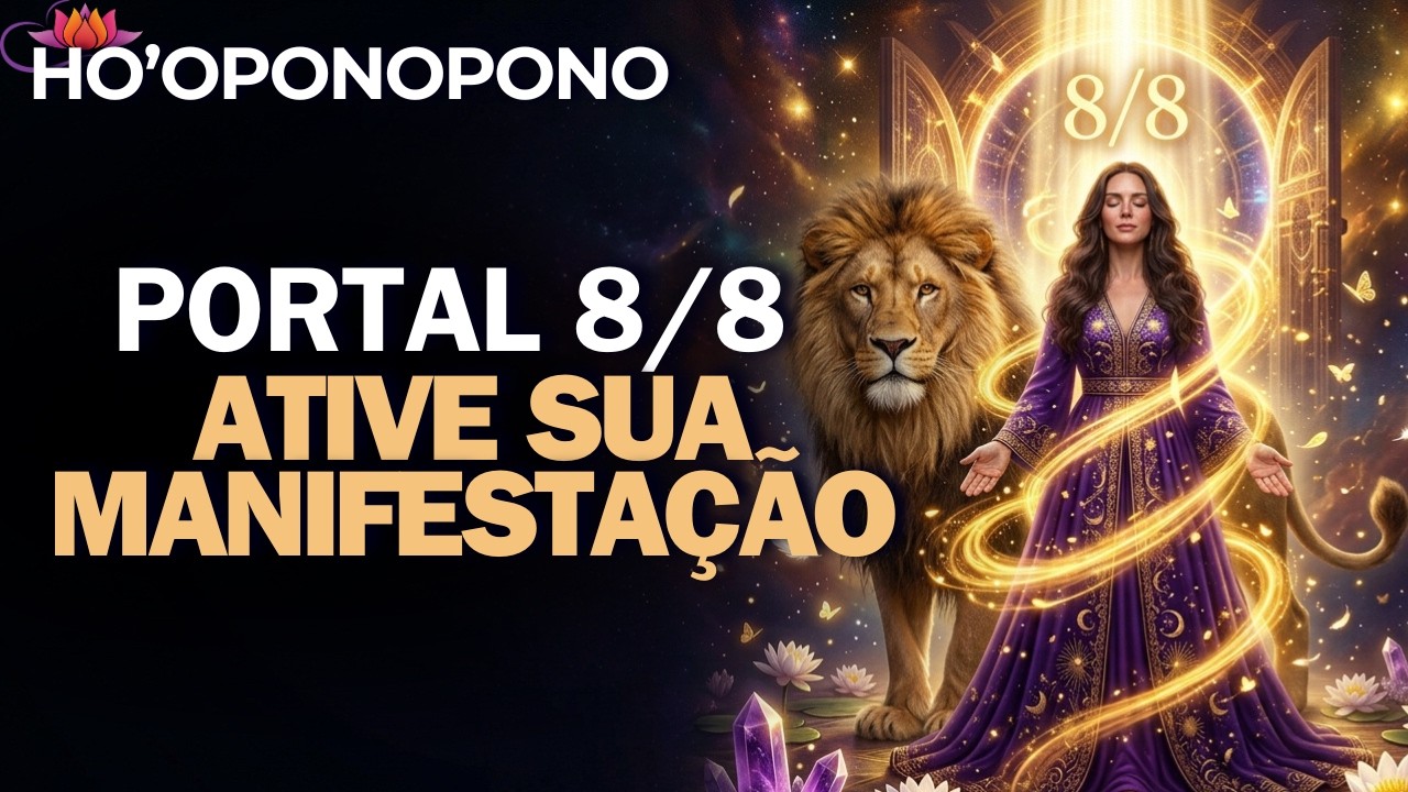 PORTAL 8/8 | HO&rsquo;OPONOPONO DE 8 MINUTOS PARA ATIVAR SUA MANIFESTA&Ccedil;&Atilde;O