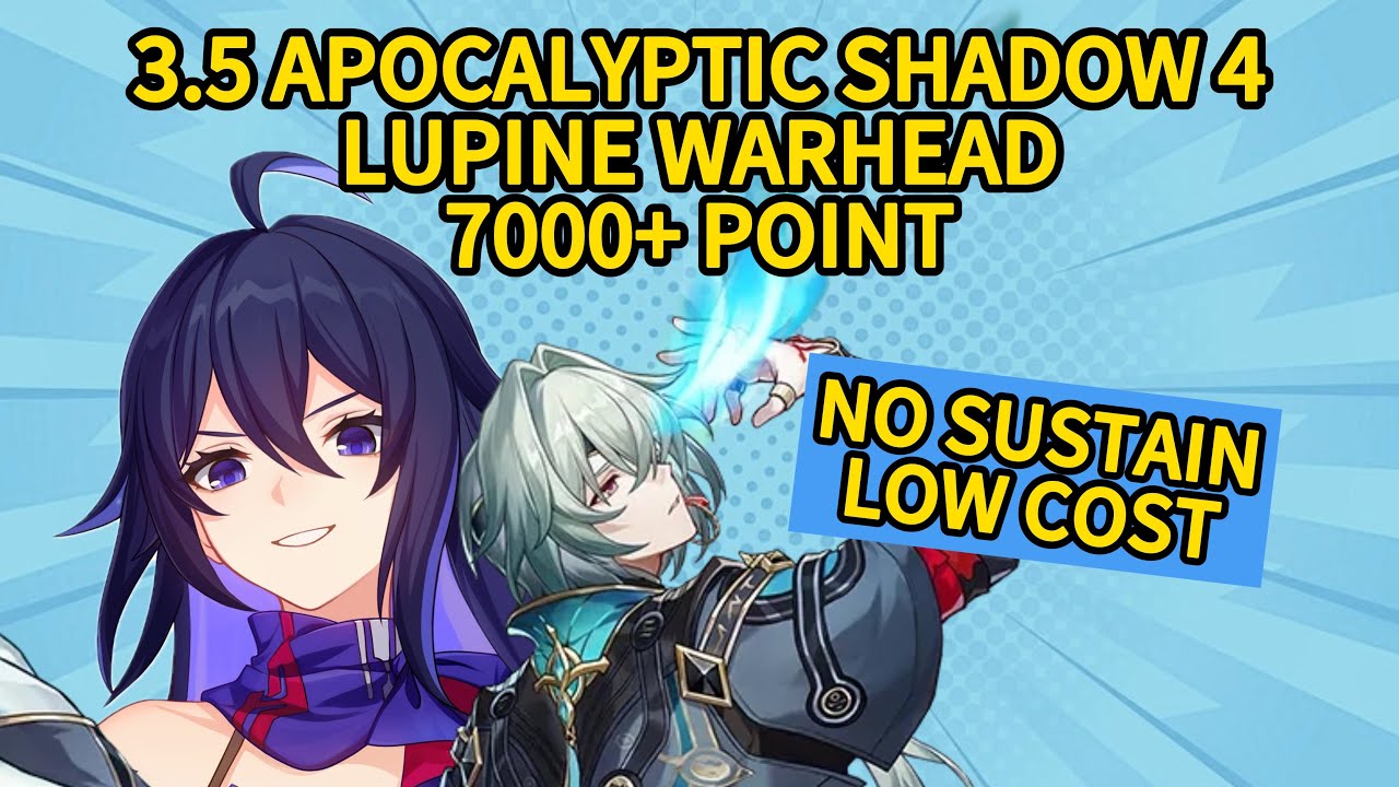 [3.5] Apocalyptic Shadow 4 (NO SUSTAIN)| Seele E1S0 & E0S0 Anaxa | Honkai: Star Rail