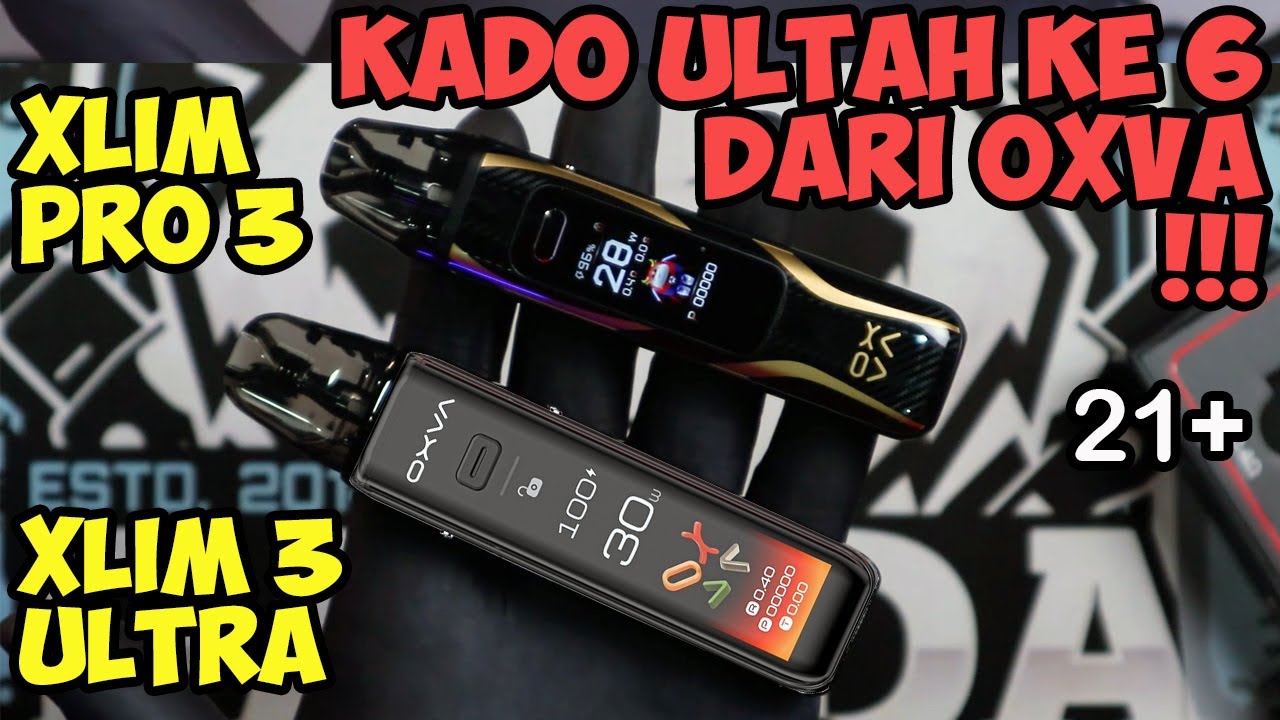 POD SPESIAL UNTUK VAPERS | XLIM PRO 3 & XLIM 3 ULTRA Kit by OXVA