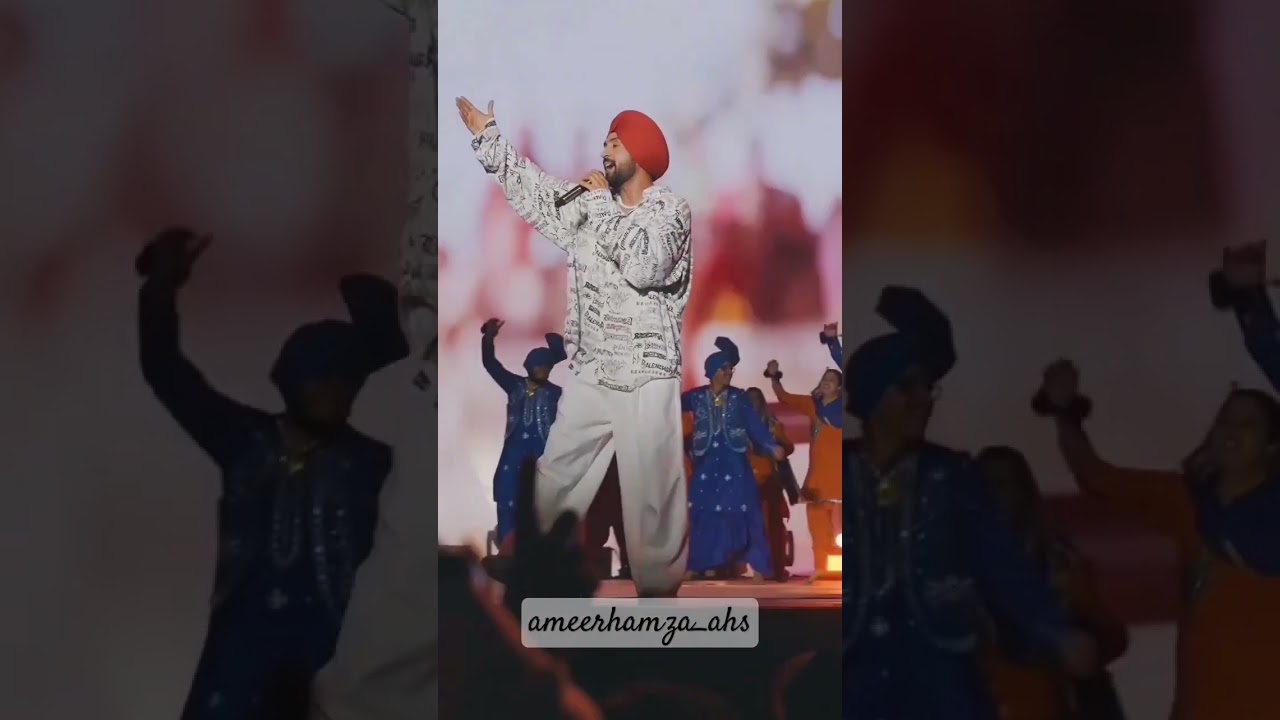 Diljit pays Tribute to Chamkila #concert #punjabi #diljitdosanjh #mumbai #punjabimusic #chamkila