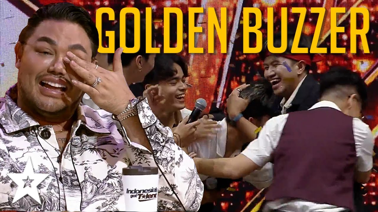 INCREDIBLE Dance Crew WeHustle Win The GOLDEN BUZZER in EMOTIONAL Audition on Indonesia's Got Talent