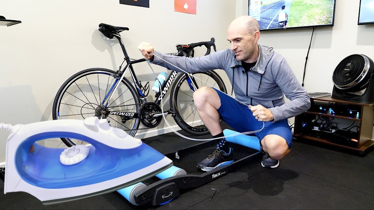 Fixing a Tacx Roller Belt... With a Clothes Iron!