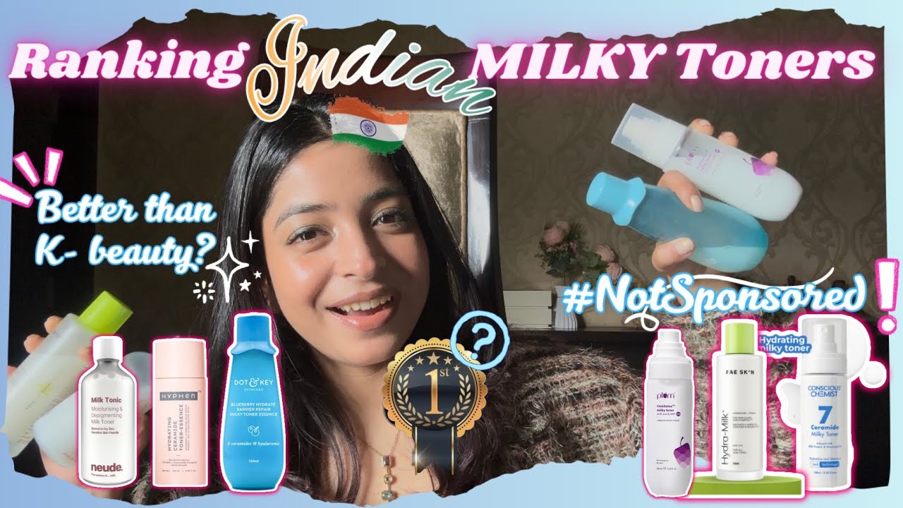 Ranking INDIAN MILKY TONERS🤍 #indian #skincare