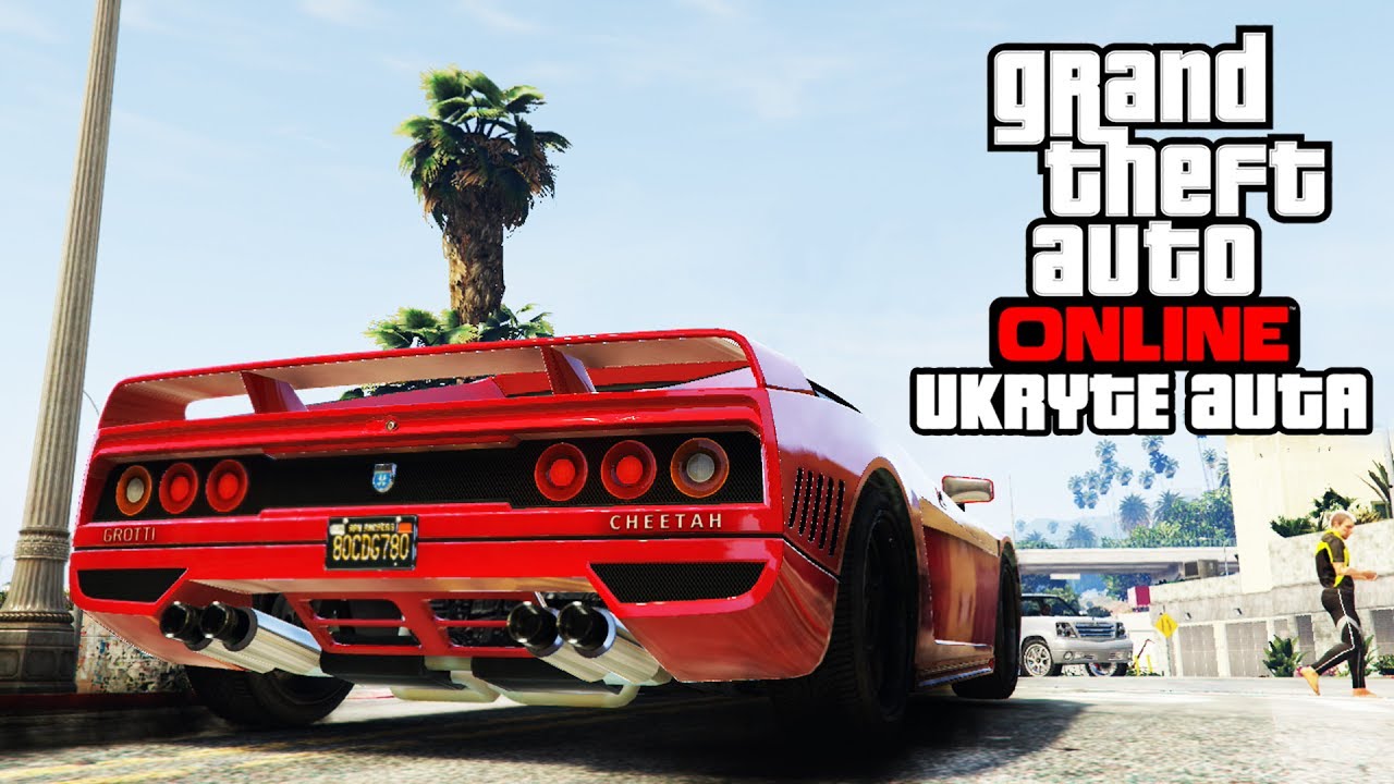 GTA Online UKRYTE AUTA - FERRARI TESTAROSSA 512 - Grotti Cheetah