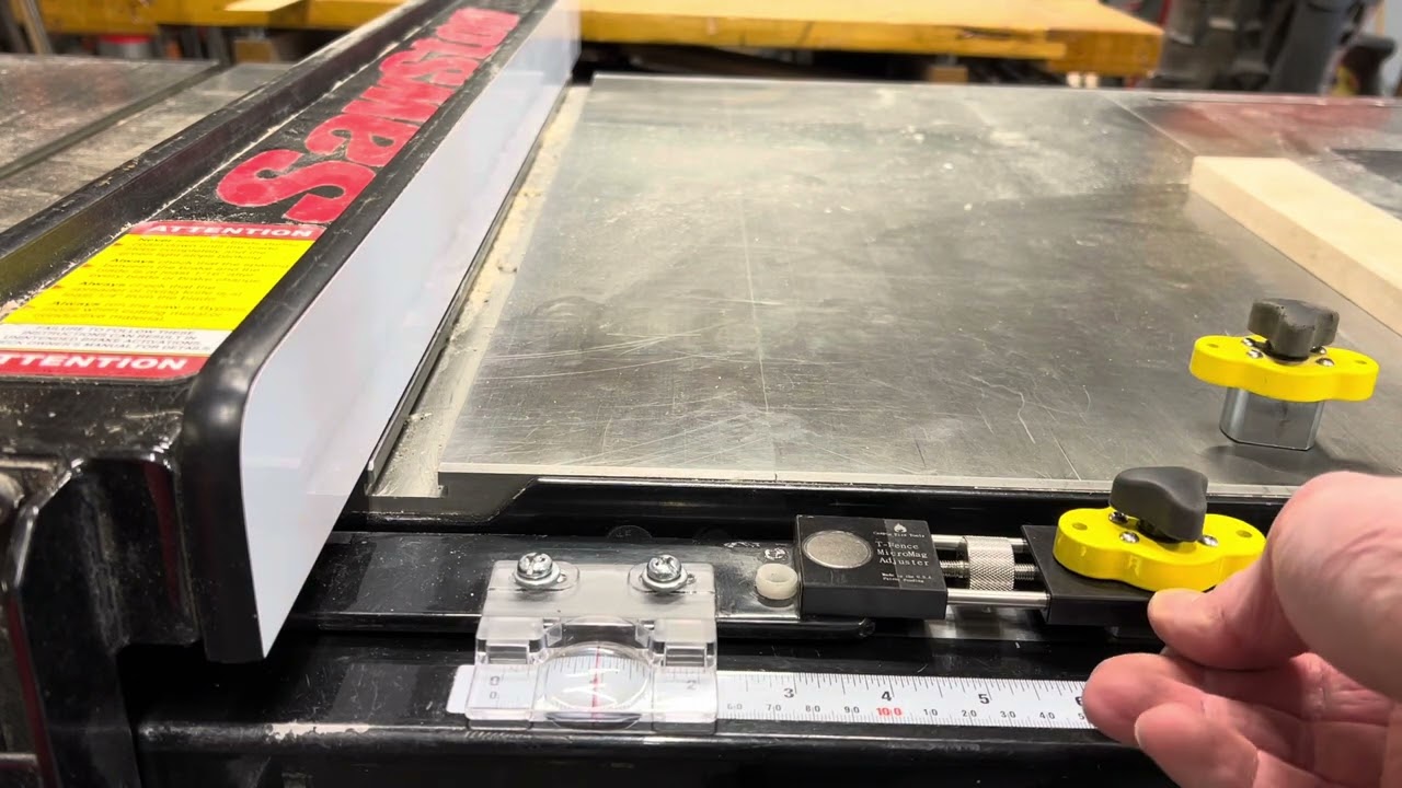 Amazing New Invention - Power of the Canyon Fire Tools T-Fence MicroMag Adjuster
