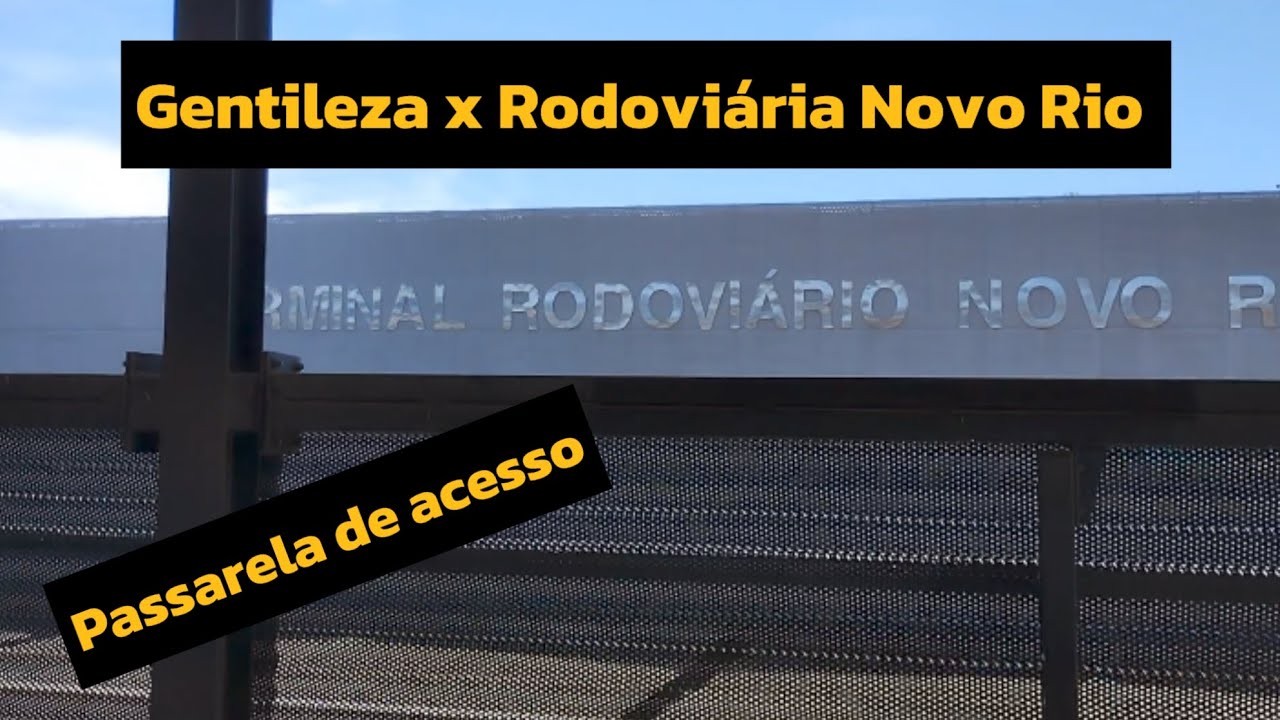 Terminal Gentileza x Rodoviária Novo Rio (passarela de acesso)