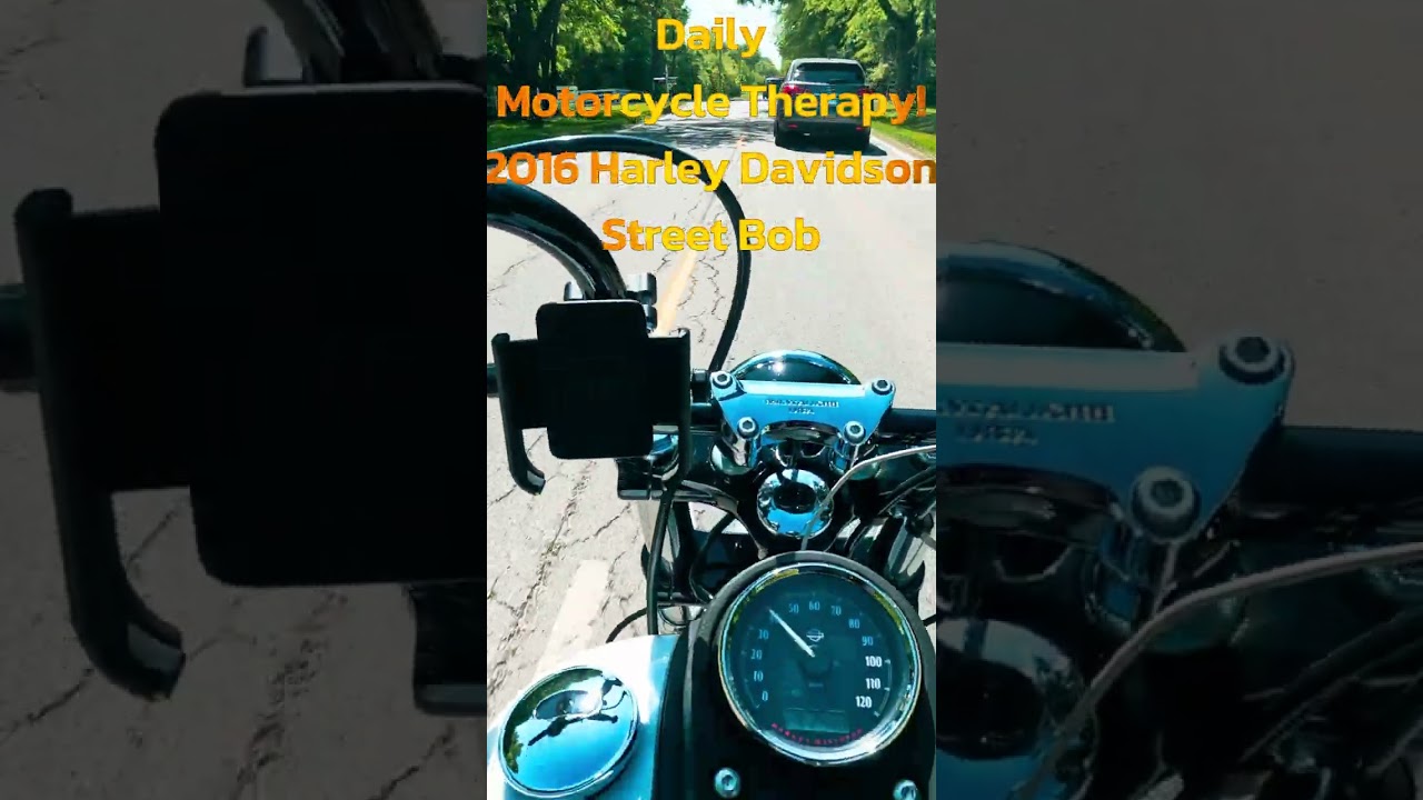 Motorcycle Stress Relief | 2016 Harley Davidson Street Bob #motorcycle #stressrelief #relaxingmusic