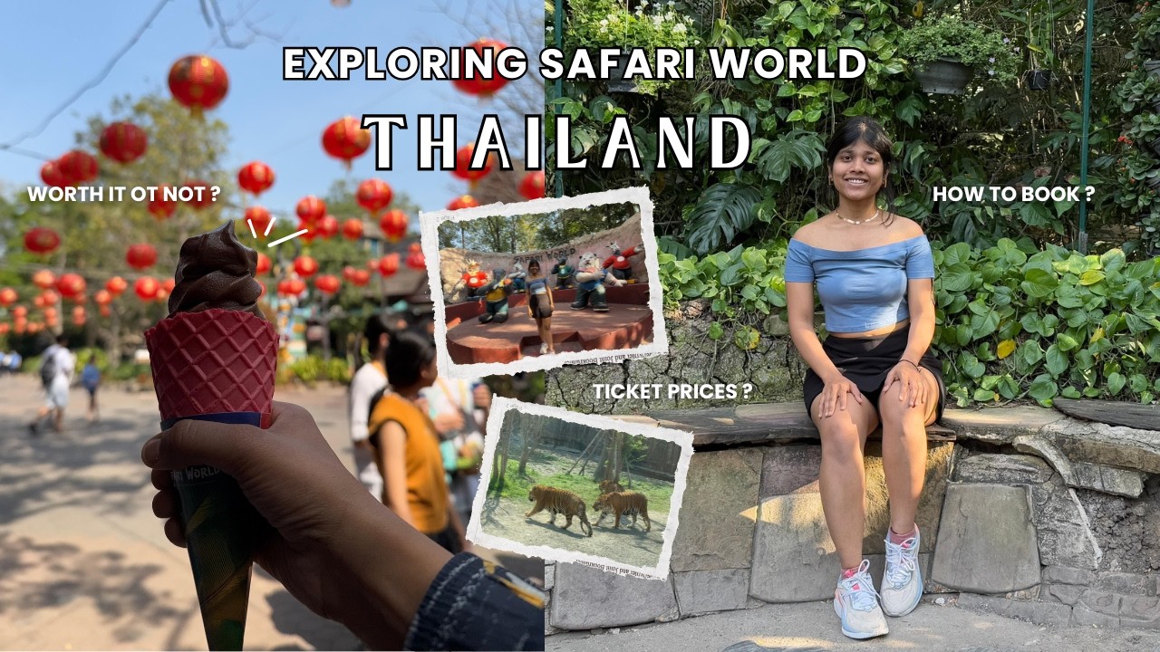 Safari World Bangkok Guide 🦁 | Tickets, Best Shows & Travel Tips #bangkok #travel