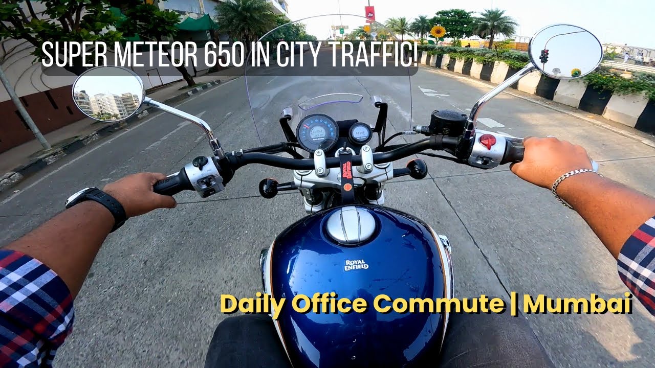 Super Meteor 650 in City Traffic! | Daily Office Commute Vlog