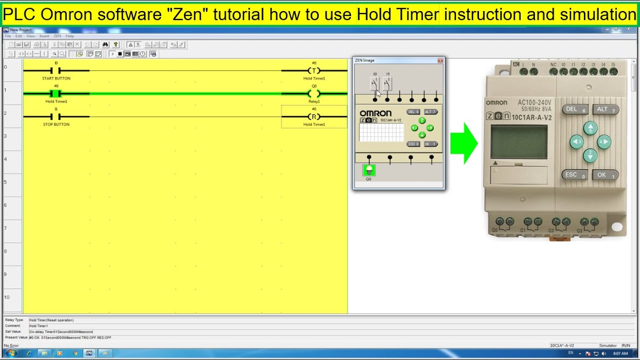 PLC Omron software 