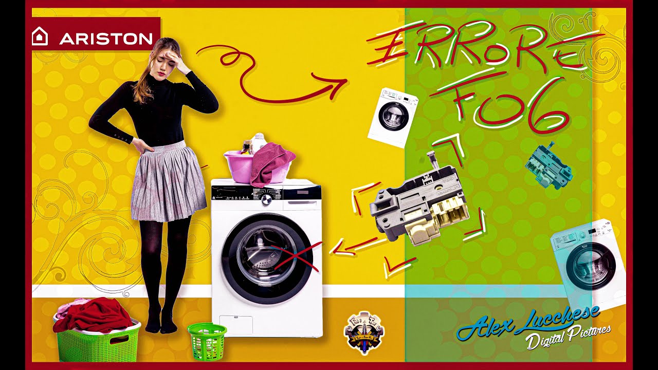 Lavatrice Ariston Errore F06 - Sostituire elettroserratura - Indesit Hotpoint