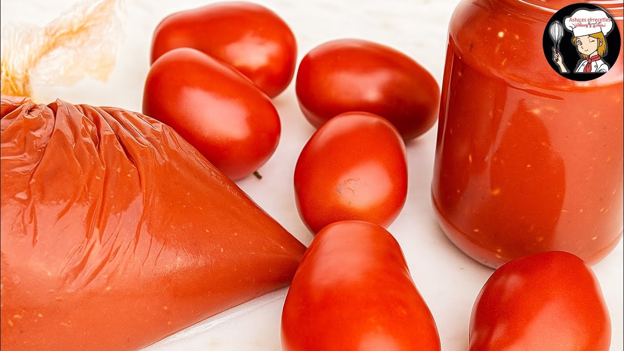 Comment conserver la tomate ? / كيفية تصبير الطماطم ؟ بأفضل طريقة 🍅