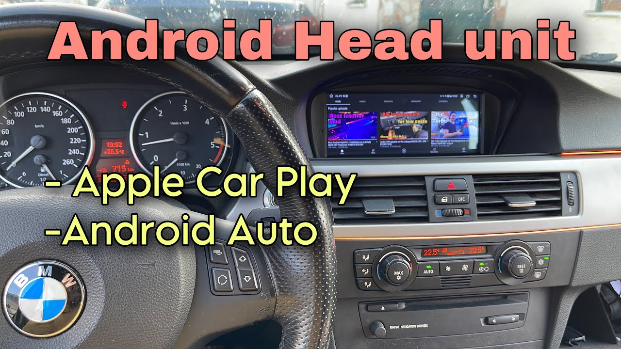 BMW E90/E91 Apple Car Play - Xtrons Android head unit Installation