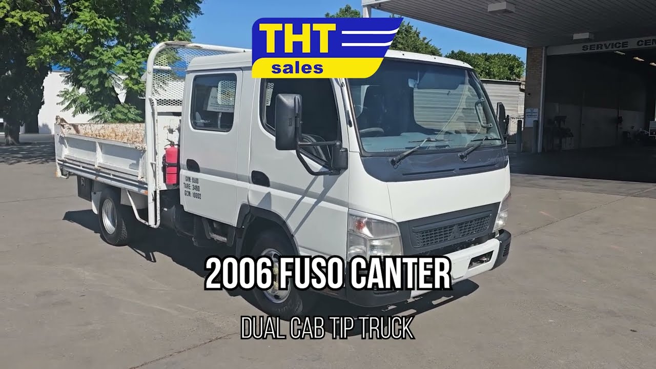 2006 Fuso Canter Dual Cab Tip Truck For Sale | Manual Transmission | No Emissions THT Sales